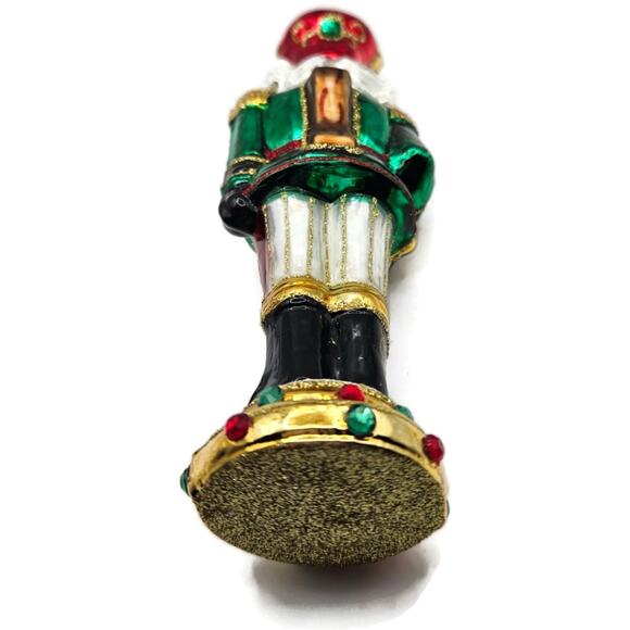 Christopher Radko Attention Tall Nutcracker Soldier Christmas Tree Ornament - Picture 11 of 14
